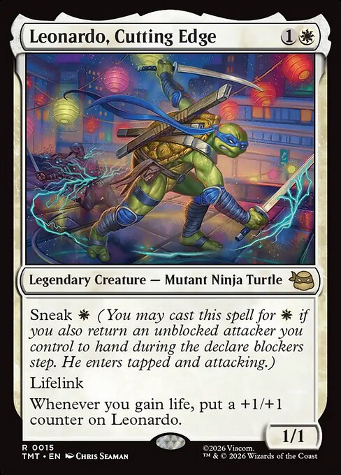 MTG Leonardo, Cutting Edge TMT 015 Regular Foil