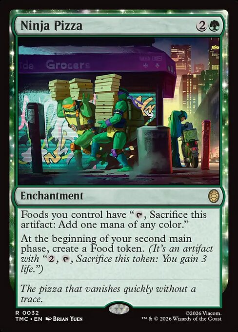 MTG Ninja Pizza TMC 032 Regular Surge Foil
