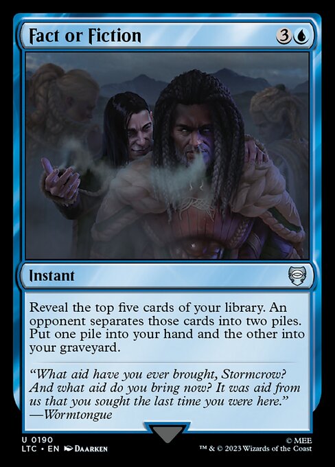 MTG Fact or Fiction LTC 190 Alternate Art Nonfoil