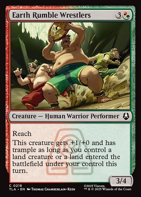 MTG Earth Rumble Wrestlers TLA 218 Regular Nonfoil