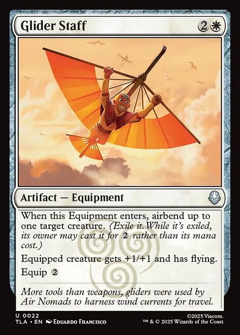 MTG Glider Staff TLA 022 Regular Nonfoil