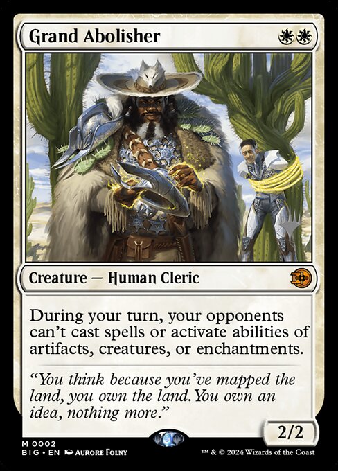 MTG Grand Abolisher PBIG 002p Promo Pack Nonfoil