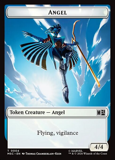 MTG Angel Token MSC 004 Token Nonfoil