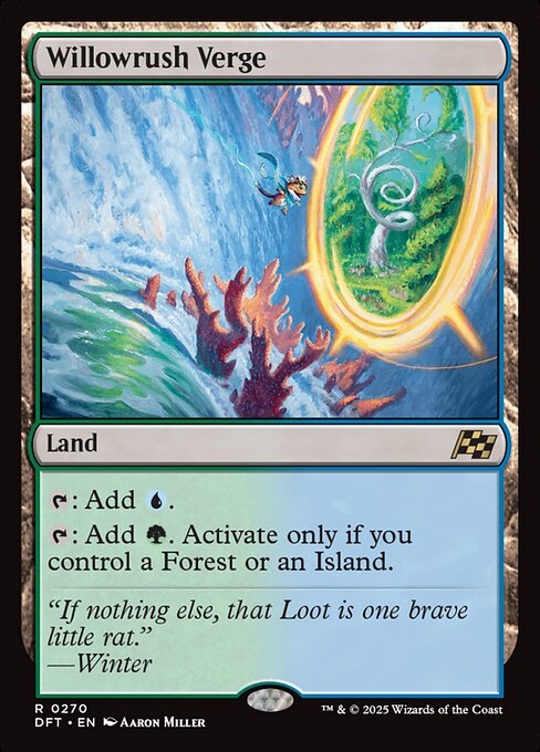 MTG Willowrush Verge DFT 270 Regular Nonfoil