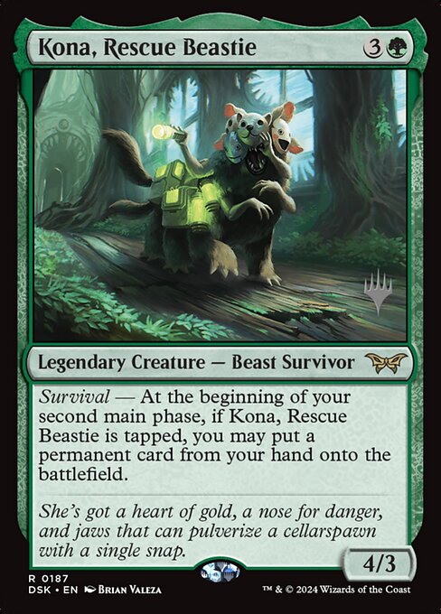 MTG Kona, Rescue Beastie PDSK 187p Promo Pack Nonfoil