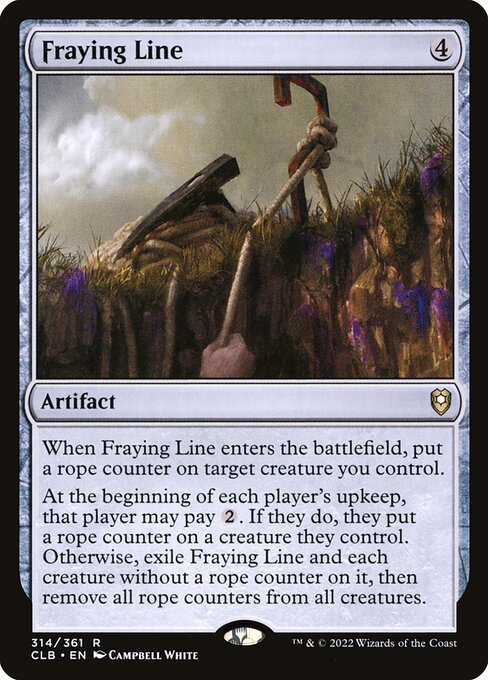 MTG Fraying Line CLB 314 Regular Foil
