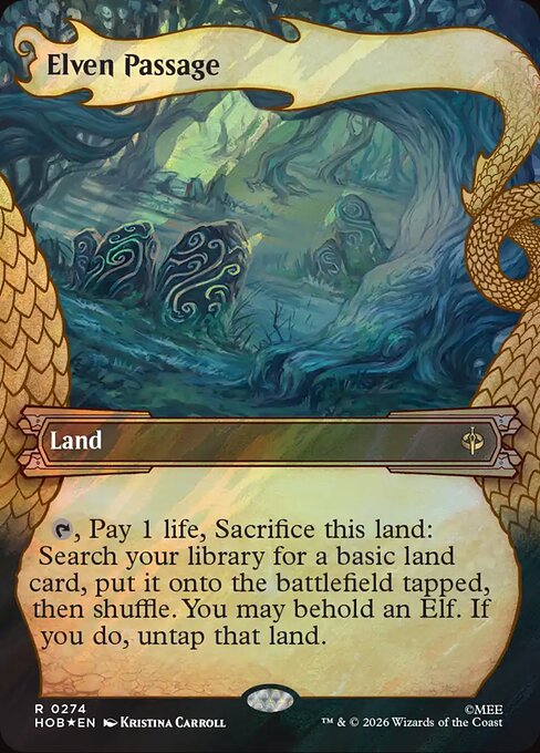 MTG Elven Passage HOB 274 Alternate Art Nonfoil