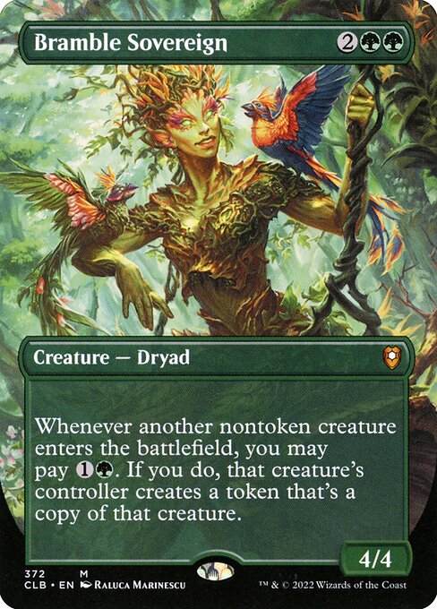 MTG Bramble Sovereign CLB 372 Borderless Foil