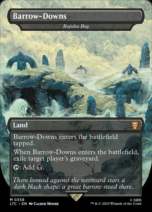 MTG Bojuka Bog LTC 358 Showcase Ring Nonfoil