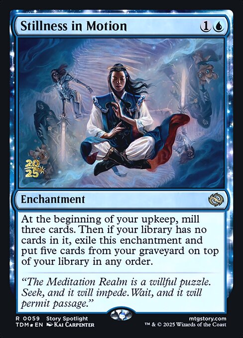 MTG Stillness in Motion PTDM 059s Prerelease Foil