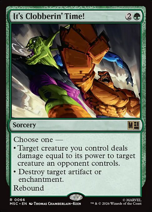 MTG It's Clobberin' Time! MSC 066 Regular Nonfoil