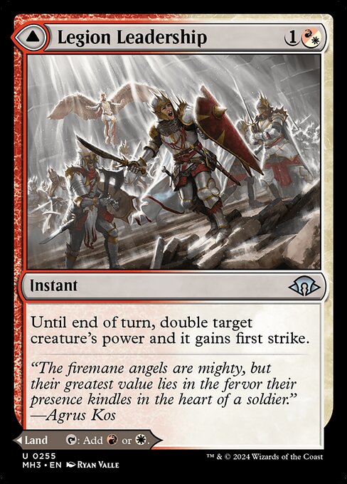 MTG Legion Leadership // Legion Stronghold MH3 255 Regular Nonfoil