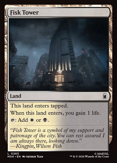 MTG Fisk Tower MSH 265 Regular Foil