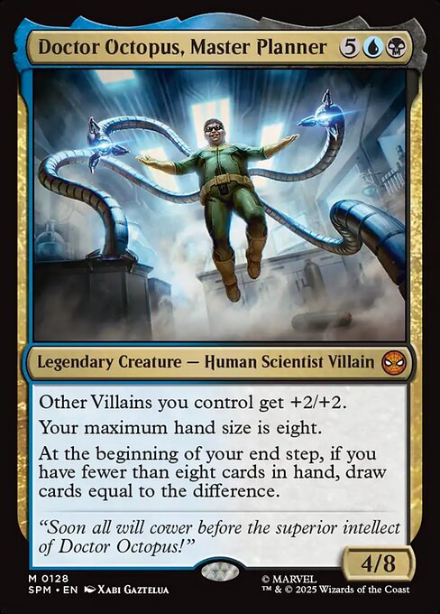 MTG Doctor Octopus, Master Planner SPM 128 Regular Foil