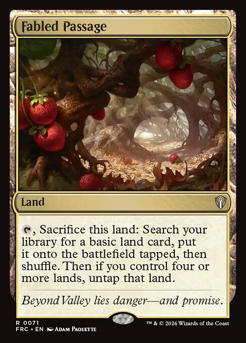 MTG Fabled Passage FRC 071 Standard Nonfoil front