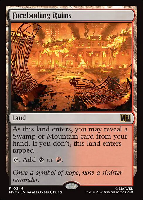 MTG Foreboding Ruins MSC 244 Regular Surge Foil