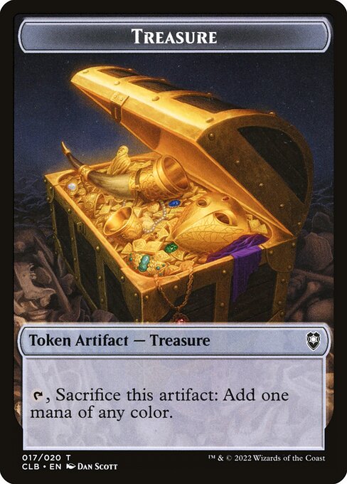 MTG Treasure Token CLB 017 Token Nonfoil