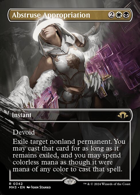 MTG Abstruse Appropriation MH3 342 Borderless Frame Break Nonfoil