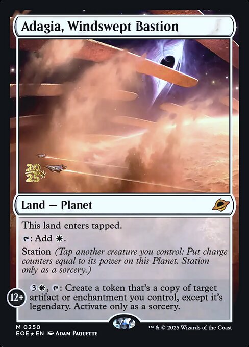 MTG Adagia, Windswept Bastion PEOE 250s Prerelease Foil