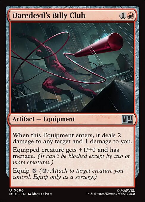 MTG Daredevil's Billy Club MSC 686 Regular Nonfoil