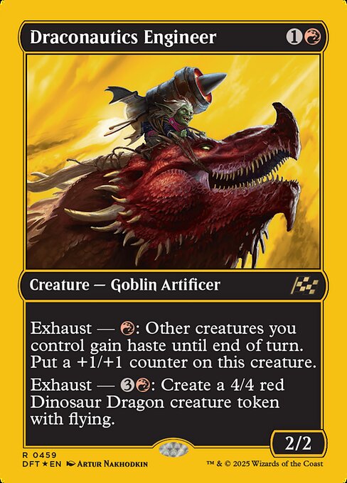 MTG Draconautics Engineer DFT 459 Regular First-Place Foil