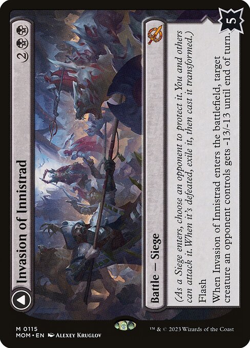 MTG Invasion of Innistrad // Deluge of the Dead MOM 115 Regular Nonfoil