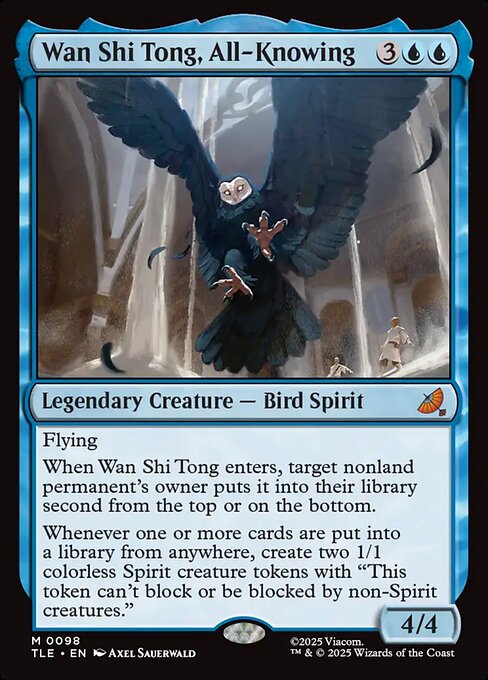 MTG Wan Shi Tong, All-Knowing [TLE 098] Nonfoil