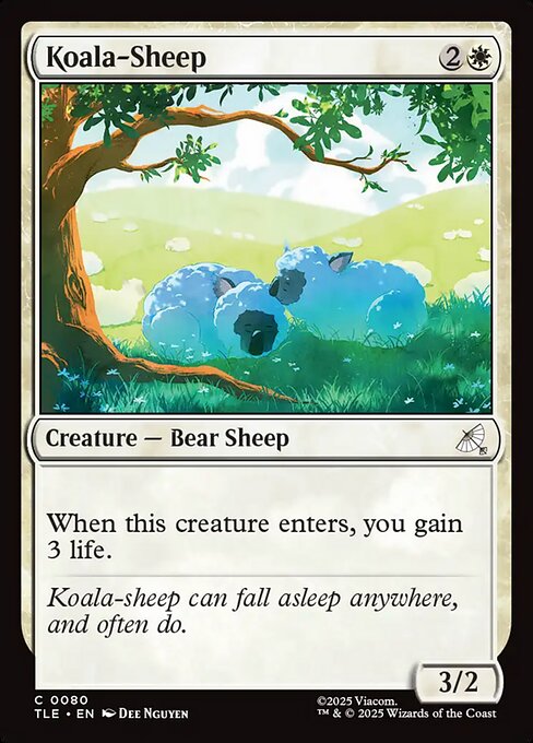 MTG Koala-Sheep [TLE 080] Foil