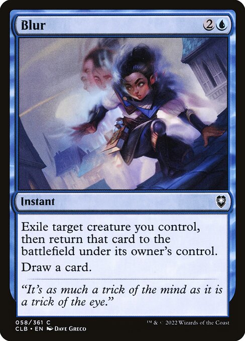 MTG Blur CLB 058 Regular Foil