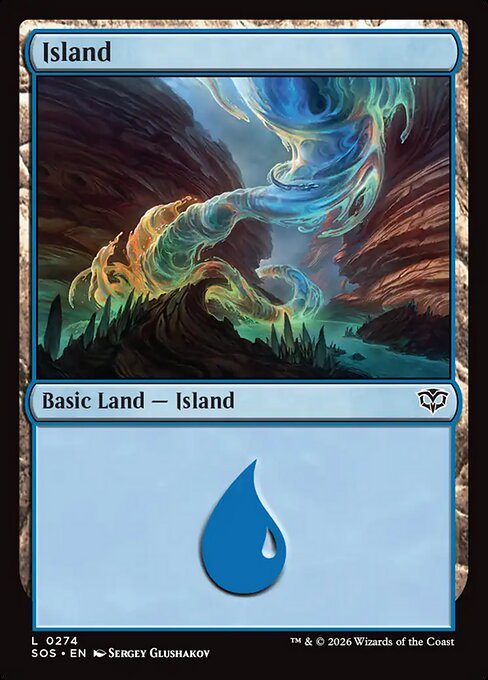MTG Island SOS 274 Regular Nonfoil