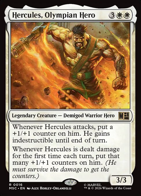 MTG Hercules, Olympian Hero MSC 016 Regular Surge Foil