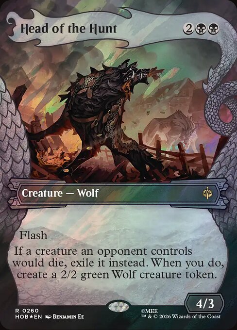 MTG Head of the Hunt HOB 260 Alternate Art Foil