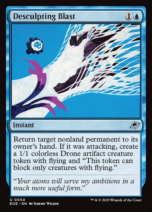 MTG Desculpting Blast EOE 054 Regular Foil