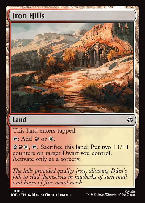 MTG Iron Hills HOB 185 Regular Foil