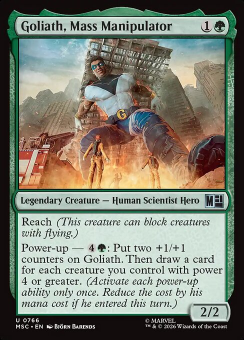 MTG Goliath, Mass Manipulator MSC 766 Regular Foil