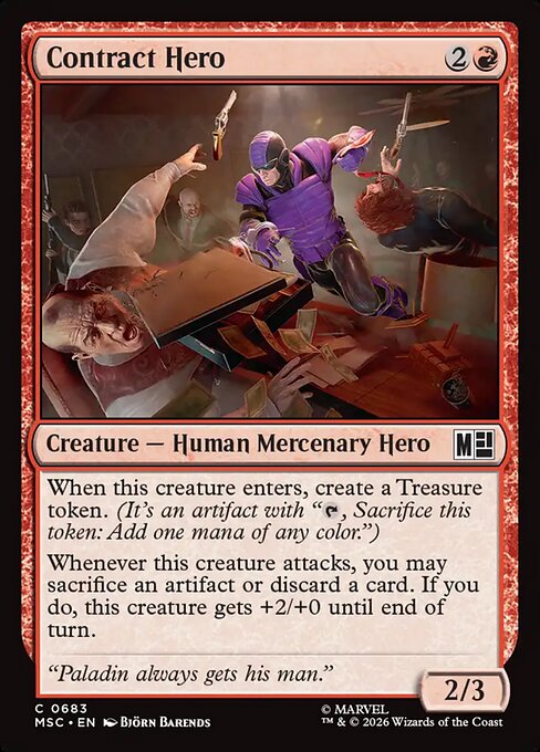 MTG Contract Hero MSC 683 Regular Nonfoil