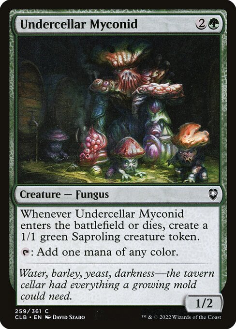 MTG Undercellar Myconid CLB 259 Regular Nonfoil