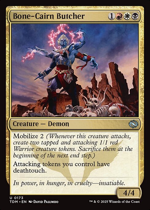 MTG Bone-Cairn Butcher TDM 173 Regular Foil
