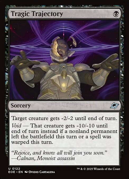 MTG Tragic Trajectory EOE 122 Regular Foil