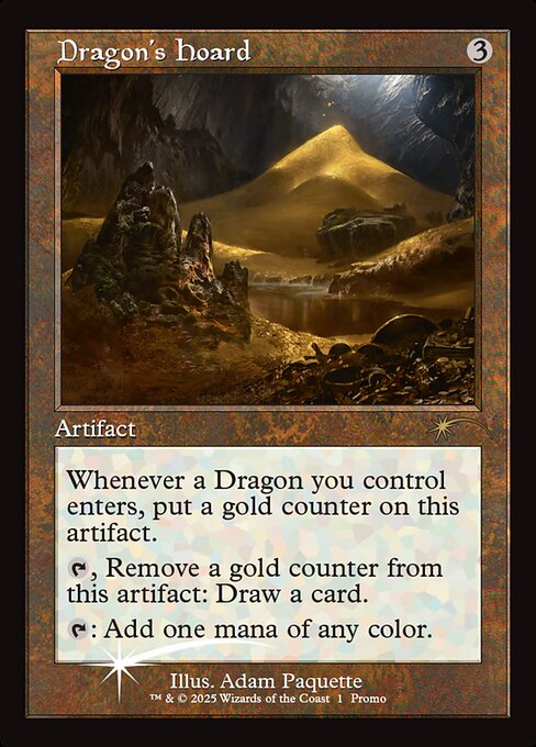 MTG Dragon's Hoard PW25 018 Retro Frame WPN Promo Foil