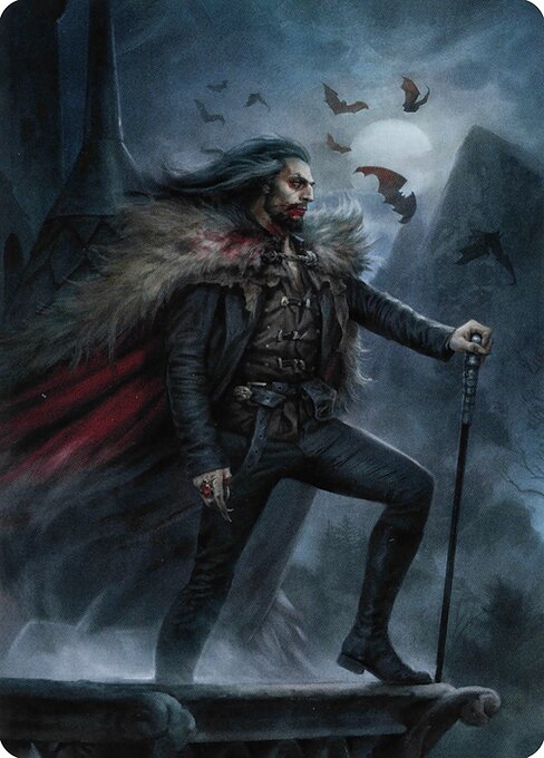 MTG Dracula, Blood Immortal AVOW 071 Art Card Nonfoil front