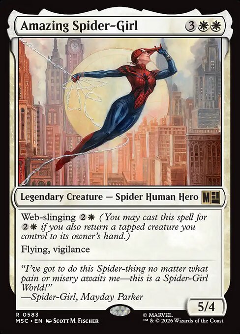 MTG Amazing Spider-Girl MSC 583 Regular Foil
