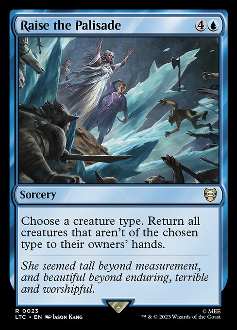 MTG Raise the Palisade LTC 023 Regular Nonfoil