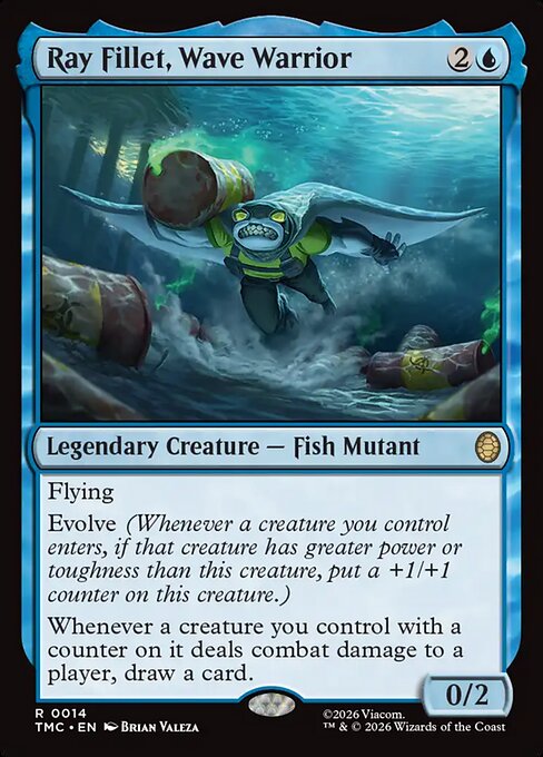 MTG Ray Fillet, Wave Warrior TMC 014 Regular Surge Foil