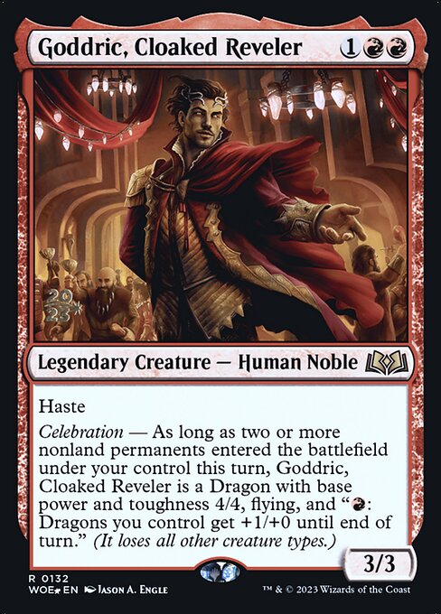 MTG Goddric, Cloaked Reveler PWOE 132s Prerelease Foil