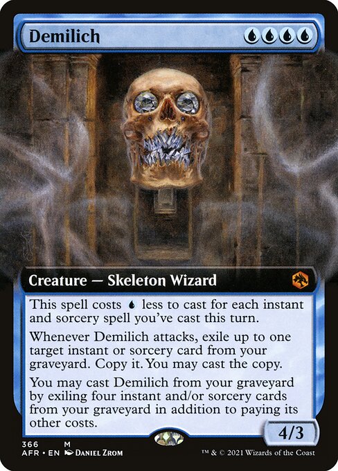 MTG Demilich AFR 366 Extended Art Nonfoil