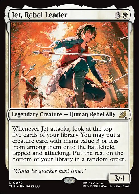 MTG Jet, Rebel Leader [TLE 078] Nonfoil