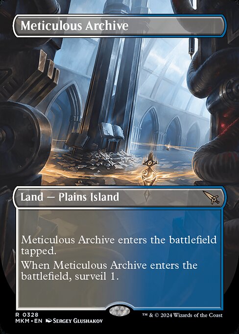 MTG Meticulous Archive MKM 328 Borderless Foil