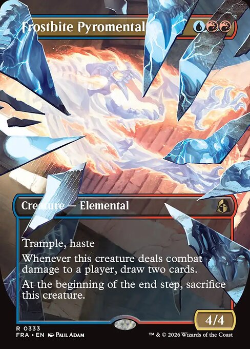 MTG Frostbite Pyromental FRA 333 Shattered Mirror Nonfoil front