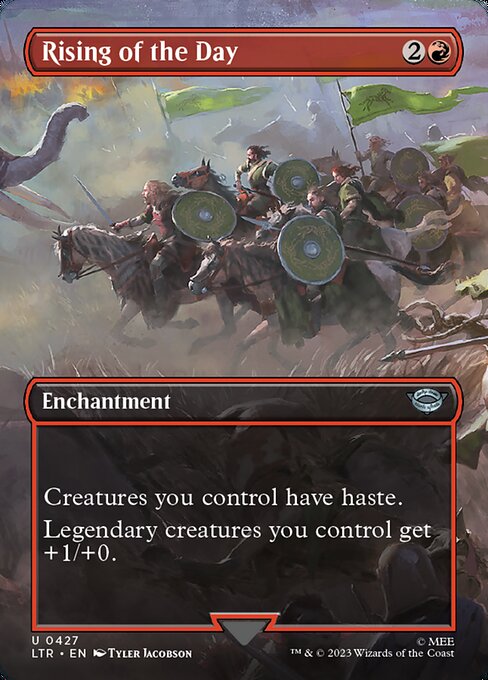 MTG Rising of the Day LTR 427 Borderless Nonfoil